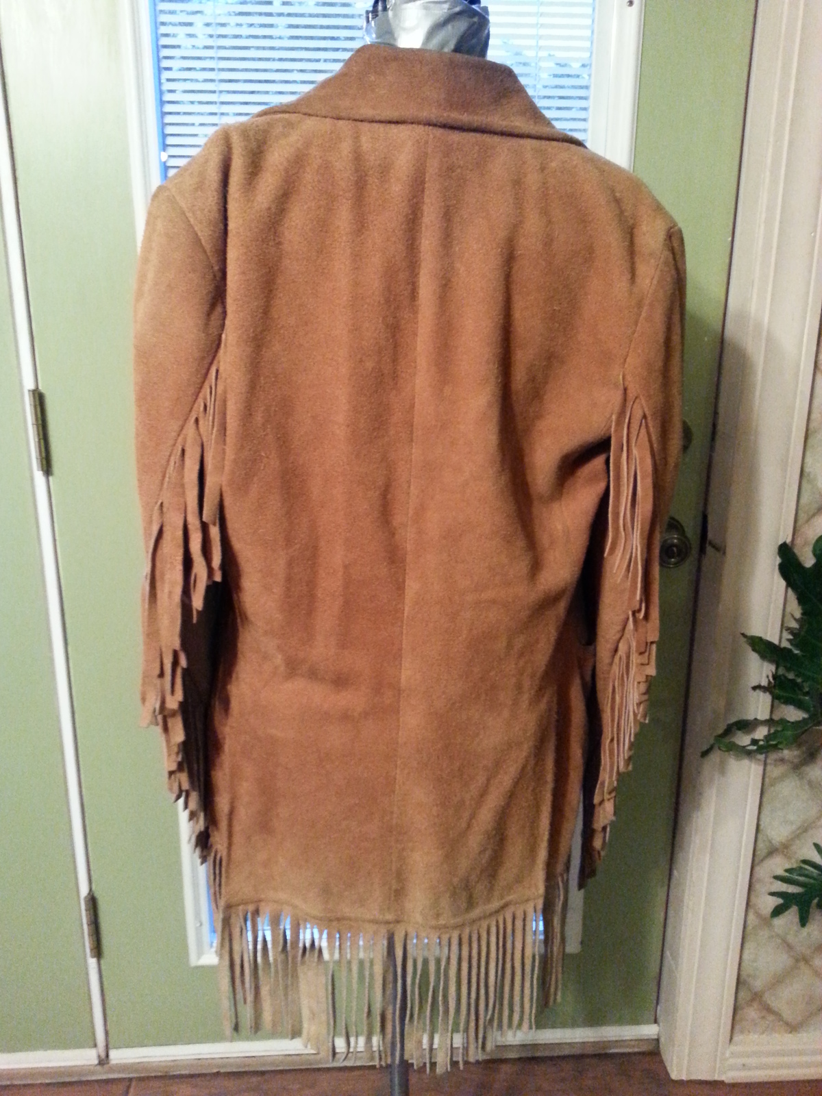 vintage fringe coat