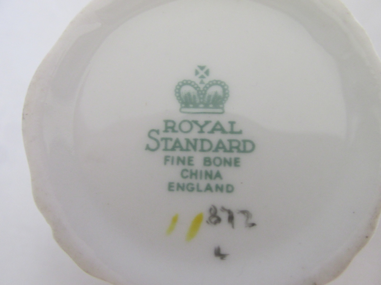 Vintage Royal Standard English Bone China Cup & Saucer Anemones