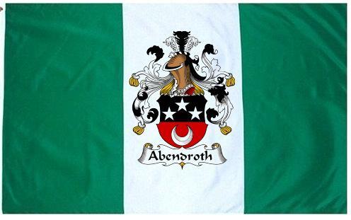 Abendroth Coat of Arms Flag / Family Crest Flag