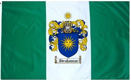 Abrahamian Coat of Arms Flag / Family Crest Flag