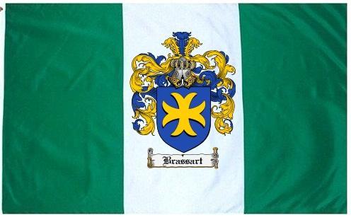 Brassart Coat of Arms Flag / Family Crest Flag