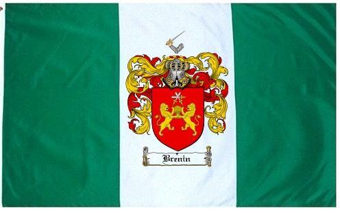 Brenin Coat of Arms Flag / Family Crest Flag