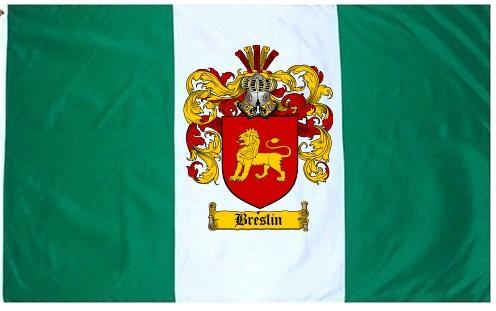 Breslin Coat of Arms Flag / Family Crest Flag