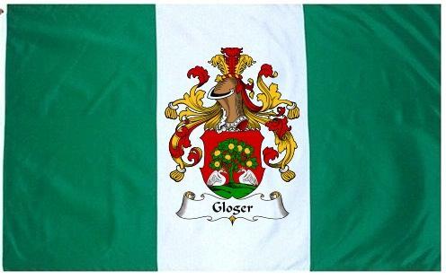 Gloger Coat of Arms Flag / Family Crest Flag
