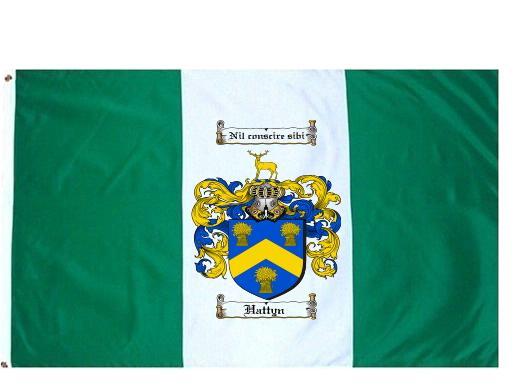 Hattyn Coat of Arms Flag / Family Crest Flag