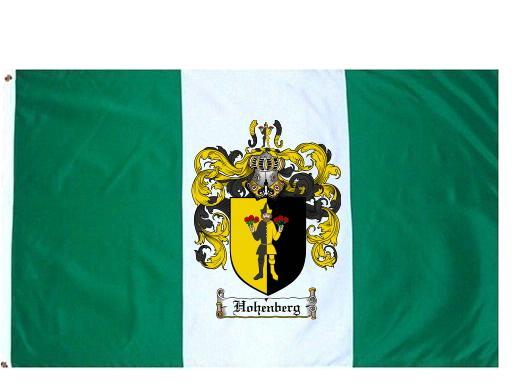 Hohenberg Coat of Arms Flag / Family Crest Flag