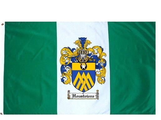 Houstowne Coat of Arms Flag / Family Crest Flag