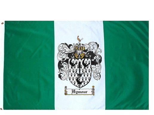 Hymour Coat of Arms Flag / Family Crest Flag