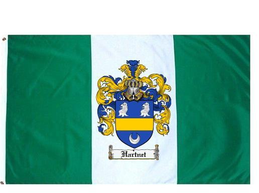 Hartnet Coat of Arms Flag / Family Crest Flag