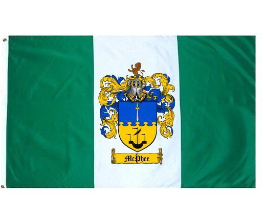 Mcphee Coat of Arms Flag / Family Crest Flag - Coat of Arms
