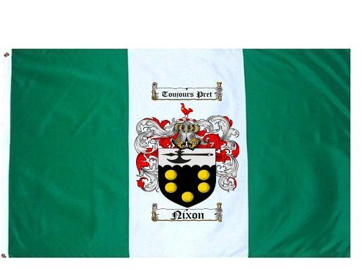 Nixon Coat of Arms Flag / Family Crest Flag