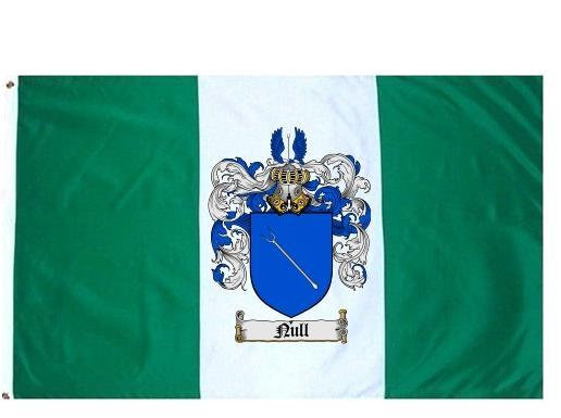 Null Coat of Arms Flag / Family Crest Flag