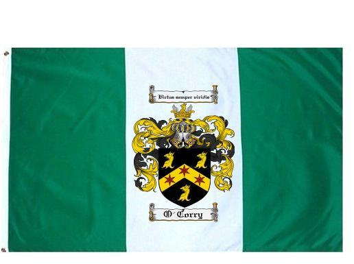 O'Corry Coat of Arms Flag / Family Crest Flag