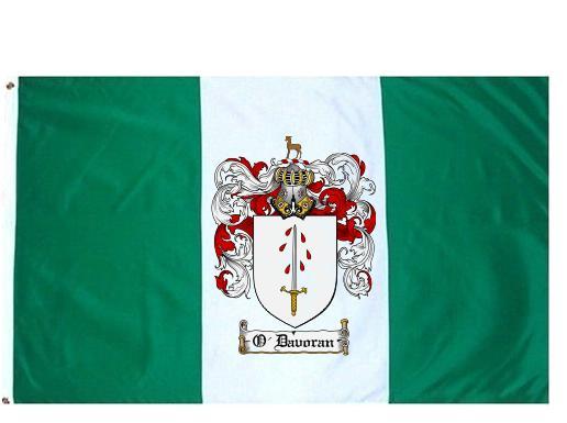 O'Davoran Coat of Arms Flag / Family Crest Flag