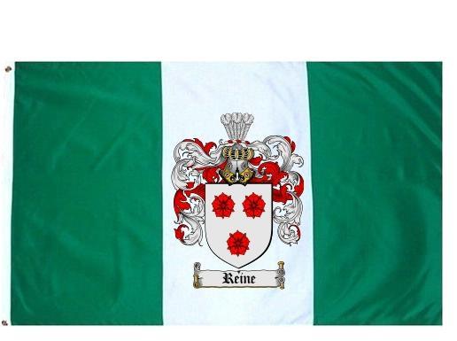 Reine Coat of Arms Flag / Family Crest Flag