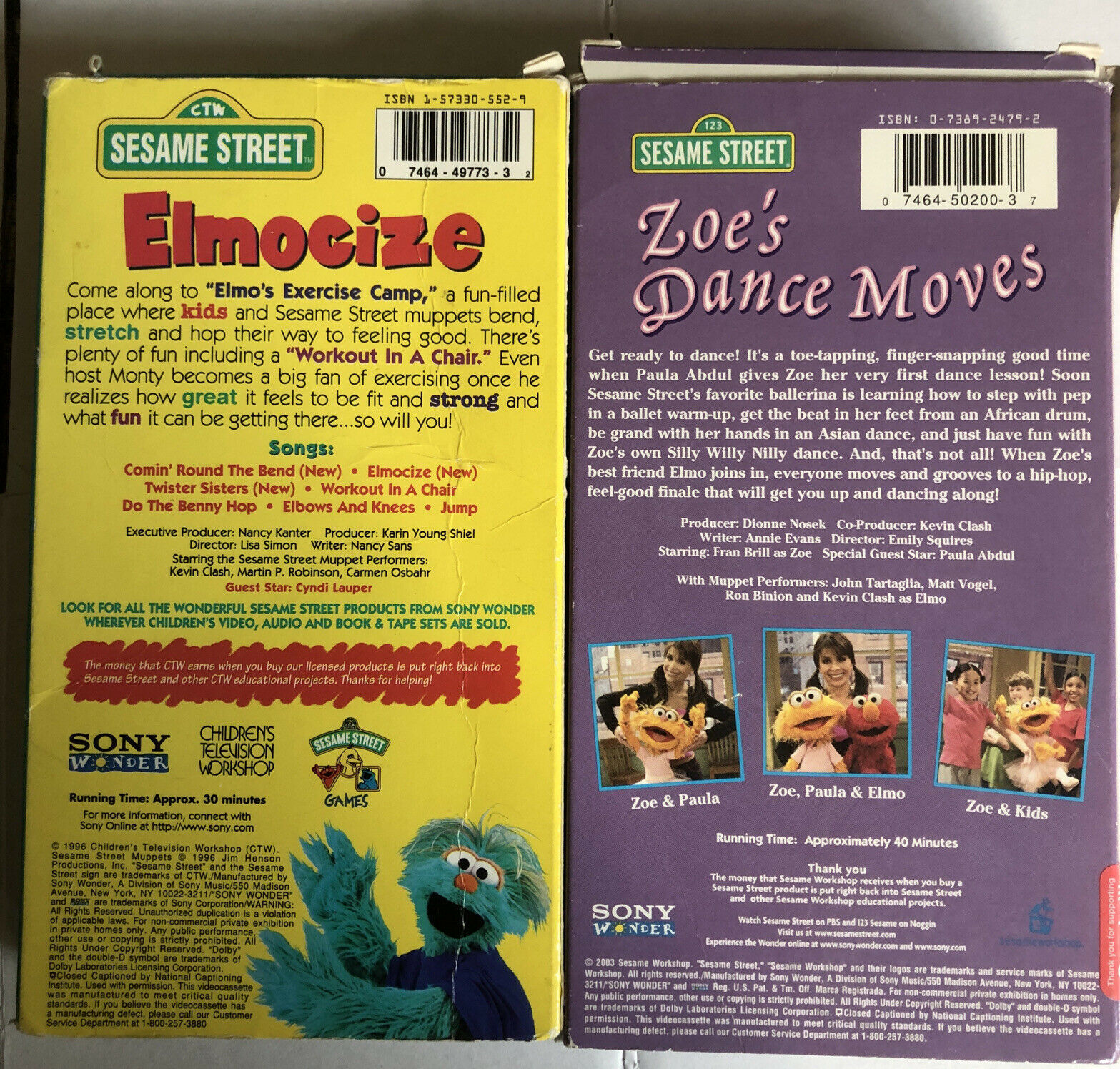 Sesame Street Zoe S Dance Moves Vhs Video 2003 W Paul - vrogue.co