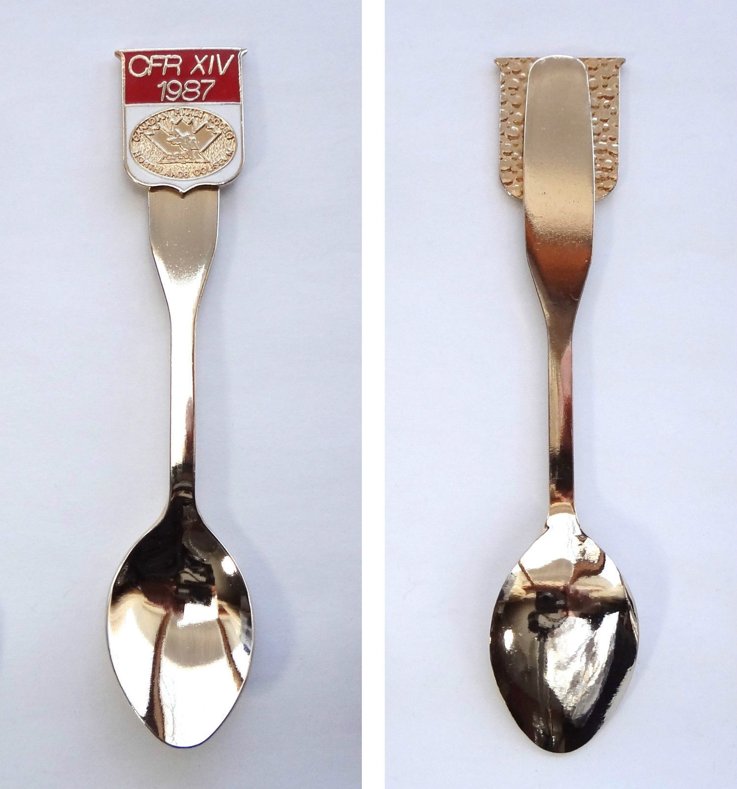 Collector Souvenir Spoon Canada Alberta Edmonton CFR XIV '87 Northlands