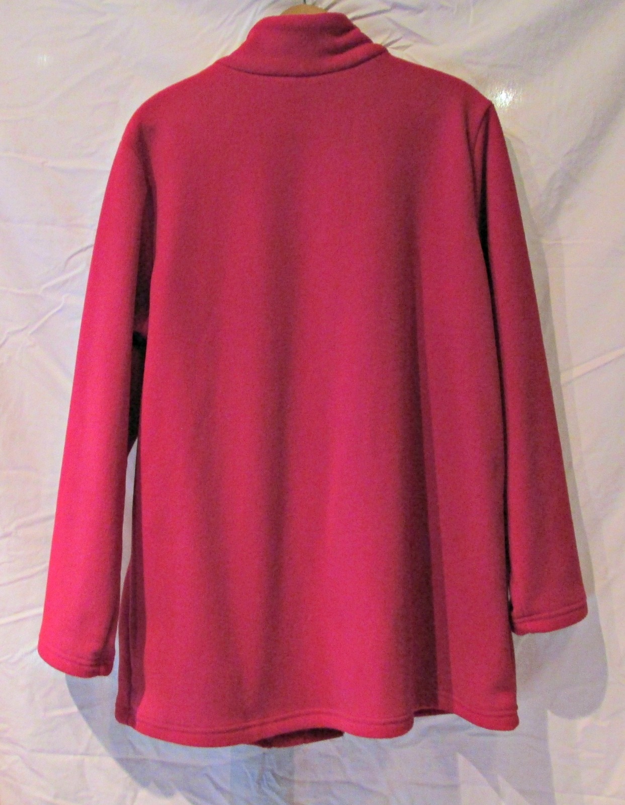 Scandia Red Fleece Coat from Blair Ladies Misses - Coats & Jackets