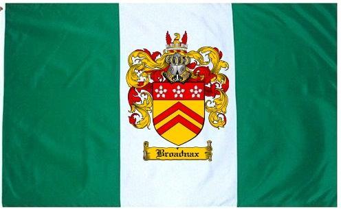 Broadnax Coat of Arms Flag / Family Crest Flag