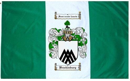 Brackenbury Coat of Arms Flag / Family Crest Flag
