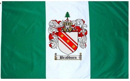 Bradburn Coat of Arms Flag / Family Crest Flag