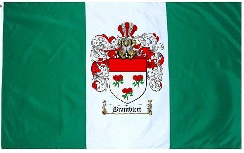 Bramblett Coat of Arms Flag / Family Crest Flag