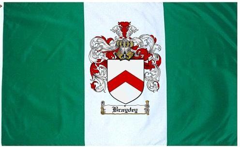Braydey Coat of Arms Flag / Family Crest Flag