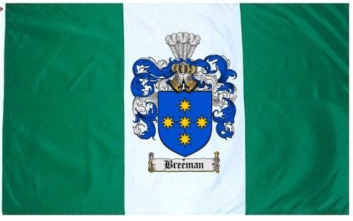 Breeman Coat of Arms Flag / Family Crest Flag