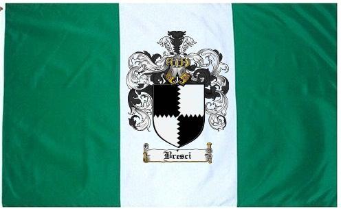 Bresci Coat of Arms Flag / Family Crest Flag