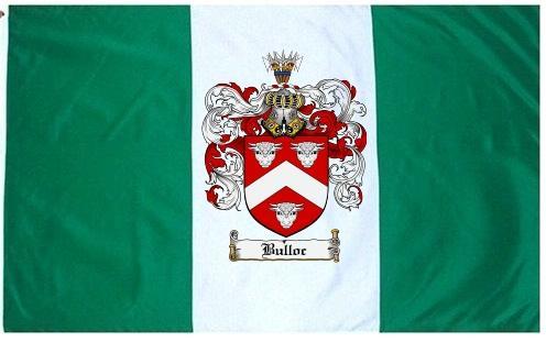 Bulloc Coat of Arms Flag / Family Crest Flag