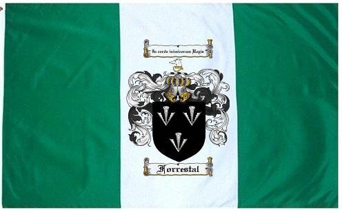Forrestal Coat of Arms Flag / Family Crest Flag