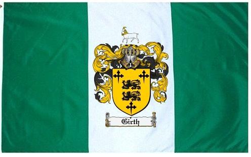 Girth Coat of Arms Flag / Family Crest Flag