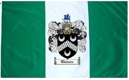 Glovere Coat of Arms Flag / Family Crest Flag