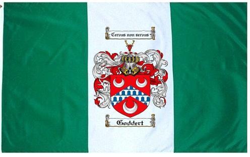 Goddert Coat of Arms Flag / Family Crest Flag