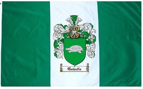 Gowdie Coat of Arms Flag / Family Crest Flag