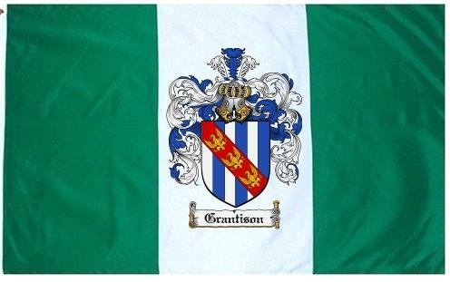 Grantison Coat of Arms Flag / Family Crest Flag
