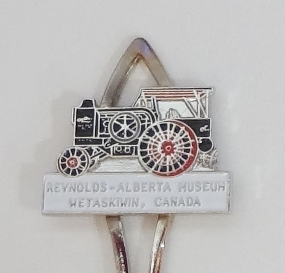 Collector Souvenir Spoon Canada Alberta Wetaskiwin Reynolds Museum