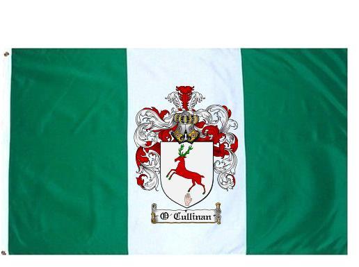 O'Cullinan Coat of Arms Flag / Family Crest Flag