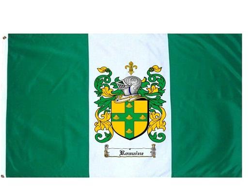 Romaine Coat of Arms Flag / Family Crest Flag - Coat of Arms