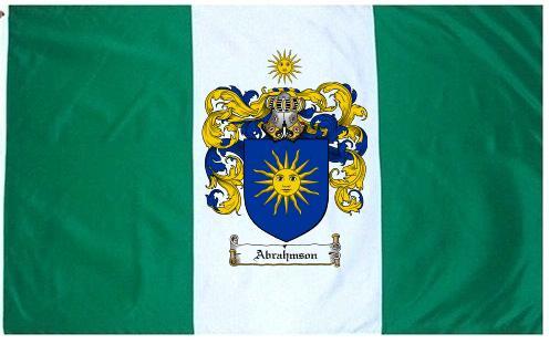 Abrahmson Coat of Arms Flag / Family Crest Flag