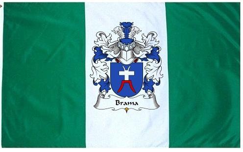 Brama Coat of Arms Flag / Family Crest Flag