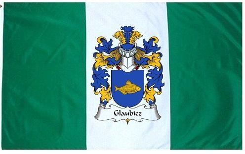 Glaubicz Coat of Arms Flag / Family Crest Flag
