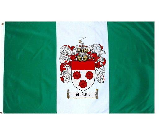 Haddin Coat of Arms Flag / Family Crest Flag