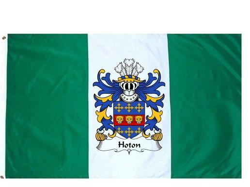 Hoton Coat of Arms Flag / Family Crest Flag