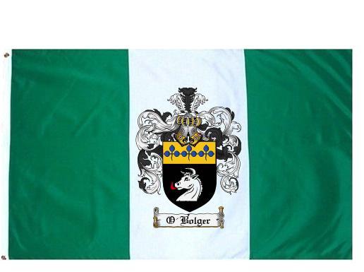 O'Bolger Coat of Arms Flag / Family Crest Flag