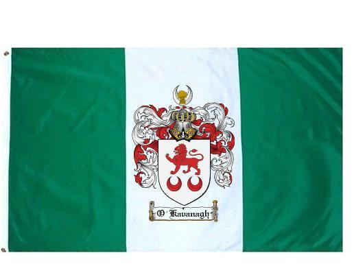 O'Kavanagh Coat of Arms Flag / Family Crest Flag