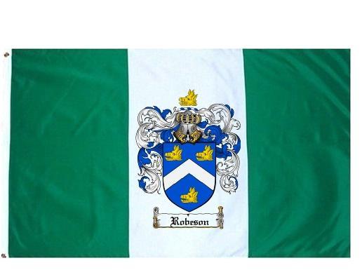 Robeson Coat of Arms Flag / Family Crest Flag