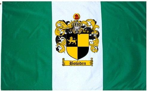 Bowden Coat of Arms Flag / Family Crest Flag  Coat of Arms