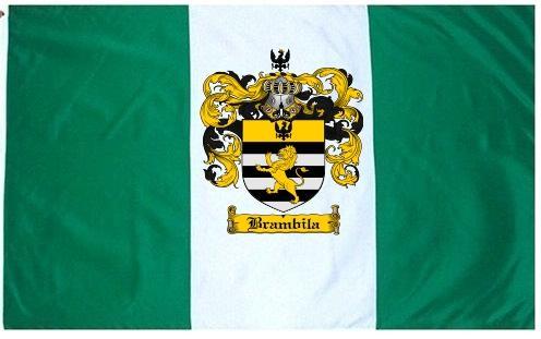 Brambila Coat of Arms Flag / Family Crest Flag