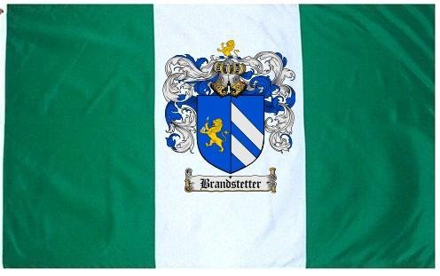 Brandstetter Coat of Arms Flag / Family Crest Flag